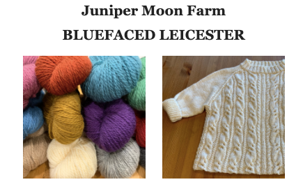 Bluefaced Leicester Sale + Free Pattern With Purchase
