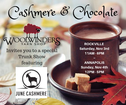 Cashmere & Chocolate - a June Cashmere Trunk Show!