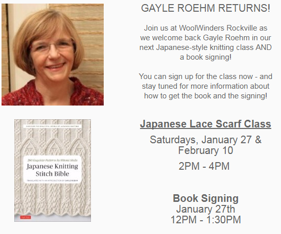 More information about Gayle Roehm Lace Class