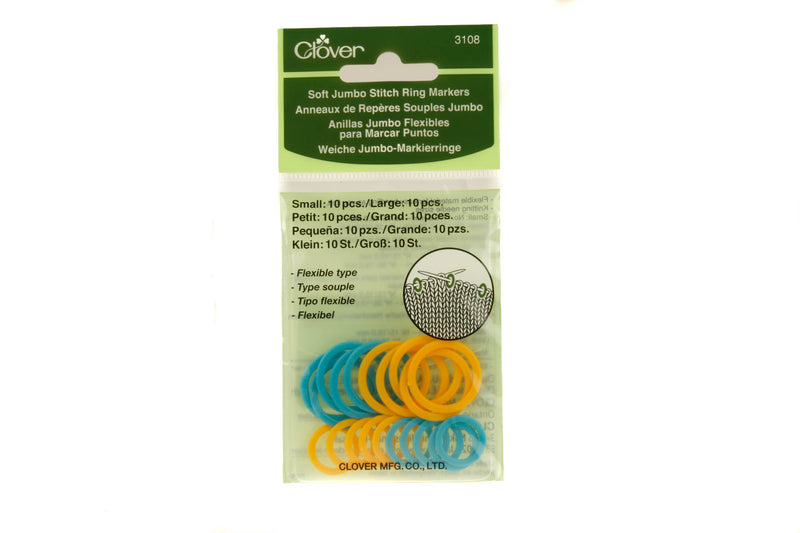 Clover Soft Jumbo Stitch Ring Markers