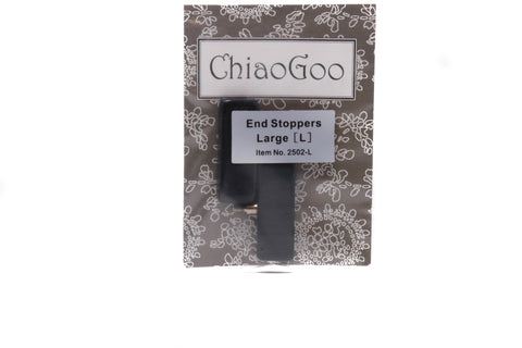 Chiaogoo Large IC End Stoppers (Black)