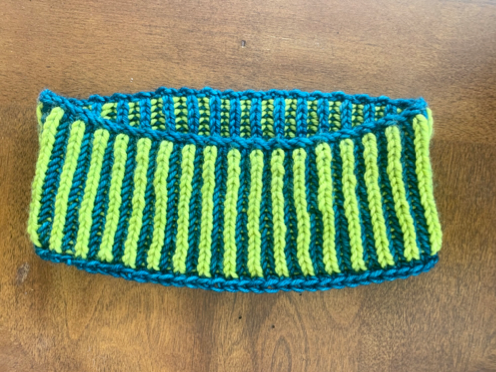 Beginning Two-Color Brioche in the Round